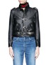 Main View - Click To Enlarge - TOGA ARCHIVES - Studded cropped sheepskin leather biker jacket