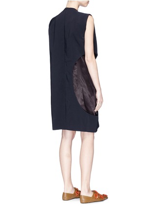 Back View - Click To Enlarge - TOGA ARCHIVES - Cutout side embellished sleeveless crepe dress