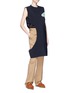 Figure View - Click To Enlarge - TOGA ARCHIVES - Cutout side embellished sleeveless crepe dress