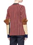 Back View - Click To Enlarge - TOGA ARCHIVES - Colourblock stripe jacquard jersey sweater