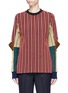 Main View - Click To Enlarge - TOGA ARCHIVES - Colourblock stripe jacquard jersey sweater