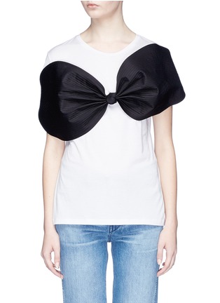 Main View - Click To Enlarge - 73052 - 'Piper' bow T-shirt