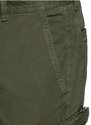 Detail View - Click To Enlarge - STONE ISLAND - Garment dye broken twill cargo pants