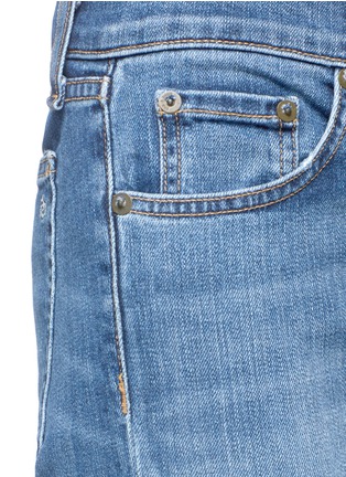 Detail View - Click To Enlarge -  - 'Dre' letout cuff skinny jeans