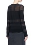 Back View - Click To Enlarge - RAG & BONE - 'Vivi' stripe Merino wool-blend sweater
