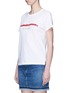 Front View - Click To Enlarge - RAG & BONE - Logo print slub cotton jersey T-shirt