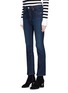 Front View - Click To Enlarge -  - 'Hana' cropped flared jeans