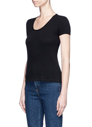 Front View - Click To Enlarge - RAG & BONE - 'Lara Baby' rib jersey T-shirt