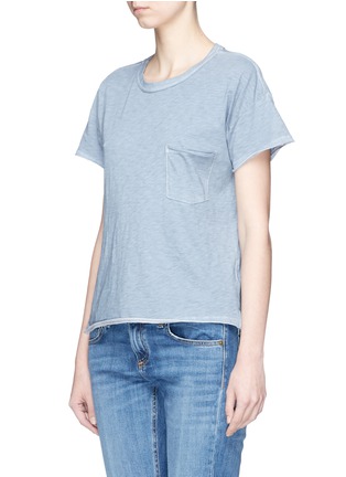 Front View - Click To Enlarge - RAG & BONE - 'Vintage Crew' patch pocket slub jersey T-shirt