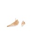 ANYALLERIE - 'Angel Wings' diamond 18k rose gold earrings