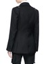 Back View - Click To Enlarge - MONSE - Twill tuxedo blazer