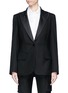 Main View - Click To Enlarge - MONSE - Twill tuxedo blazer