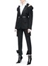 Figure View - Click To Enlarge - MONSE - Twill tuxedo blazer