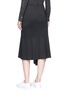 Figure View - Click To Enlarge - BASSIKE - Asymmetric hem suiting skirt