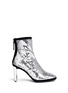 Main View - Click To Enlarge - 73426 - 'Ruggente' geometric heel sequinned ankle boots