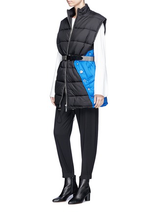Figure View - Click To Enlarge - 3.1 PHILLIP LIM - Button panel oversized puffer vest