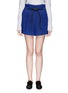 Main View - Click To Enlarge - 3.1 PHILLIP LIM - 'Origami' drawstring waist pleated bouclé paperbag shorts