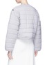 Back View - Click To Enlarge - 3.1 PHILLIP LIM - Detachable sleeve French terry quilted bomber jacket