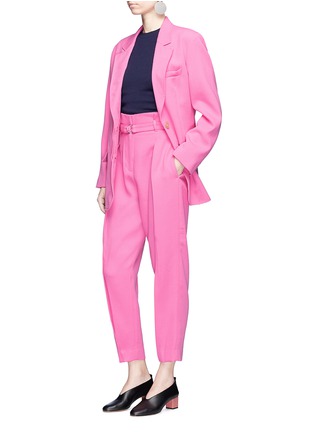 Figure View - Click To Enlarge - 3.1 PHILLIP LIM - Belted high waist suiting pants