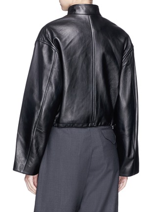 Back View - Click To Enlarge - 3.1 PHILLIP LIM - Lambskin leather jacket