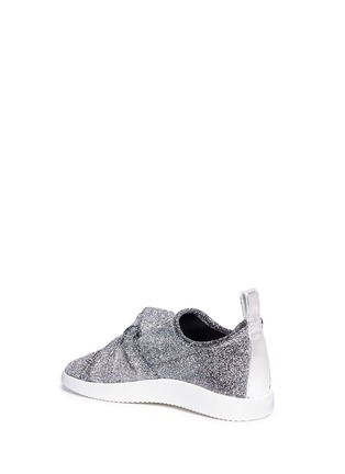Detail View - Click To Enlarge - 73426 - 'Donna' knot glitter skate slip-ons