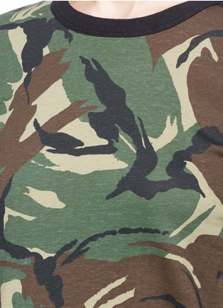 Detail View - Click To Enlarge - RAG & BONE - Camouflage print T-shirt