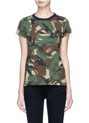 Main View - Click To Enlarge - RAG & BONE - Camouflage print T-shirt