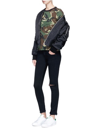 Figure View - Click To Enlarge - RAG & BONE - Camouflage print T-shirt