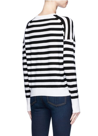 Back View - Click To Enlarge - RAG & BONE - 'Bevan' stripe Merino wool sweater