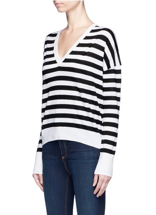 Front View - Click To Enlarge - RAG & BONE - 'Bevan' stripe Merino wool sweater