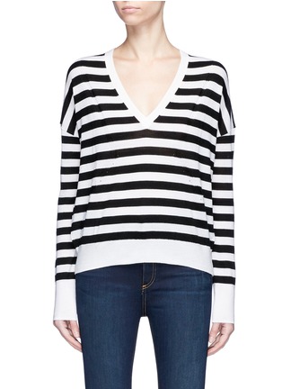 Main View - Click To Enlarge - RAG & BONE - 'Bevan' stripe Merino wool sweater