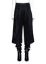Main View - Click To Enlarge - ROKSANDA - 'Lucil' wide leg cropped twill pants