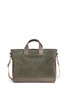 Detail View - Click To Enlarge - MEILLEUR AMI PARIS - 'Petit Ami' medium leather and suede messenger tote bag
