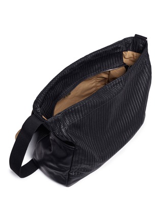  - MEILLEUR AMI PARIS - Basketweave leather messenger bag