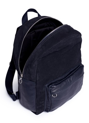  - MEILLEUR AMI PARIS - 'Sac A Dos' perforated suede backpack
