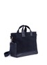 Detail View - Click To Enlarge - MEILLEUR AMI PARIS - 'Petit Ami' medium perforated suede and leather tote bag
