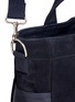  - MEILLEUR AMI PARIS - 'Petit Ami' medium perforated suede and leather tote bag