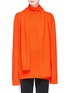 Main View - Click To Enlarge - DION LEE - Scarf open back cashmere sweater