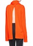 Figure View - Click To Enlarge - DION LEE - Scarf open back cashmere sweater