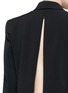 Detail View - Click To Enlarge - DION LEE - Satin lapel suiting blazer top