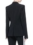 Figure View - Click To Enlarge - DION LEE - Satin lapel suiting blazer top