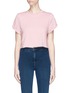 Main View - Click To Enlarge - TOPSHOP - Rolled edge cropped T-shirt