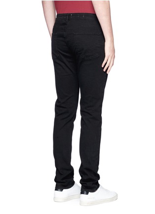 Back View - Click To Enlarge - TOPMAN - Slim fit coated jeans