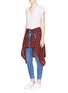 Figure View - Click To Enlarge - TOPSHOP - 'MOTO' high waist ankle grazer Jamie jeans