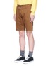 Front View - Click To Enlarge - TOPMAN - Cotton gabardine chino shorts
