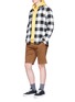 Figure View - Click To Enlarge - TOPMAN - Cotton gabardine chino shorts