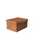PINETTI - Origami large leather box – Khaki