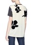 Back View - Click To Enlarge - ACNE STUDIOS - 'Taline W' floral velvet flock print wool T-shirt