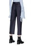 Back View - Click To Enlarge - ACNE STUDIOS - 'Trea Dot' print cropped suiting pants