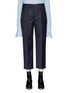 Main View - Click To Enlarge - ACNE STUDIOS - 'Trea Dot' print cropped suiting pants